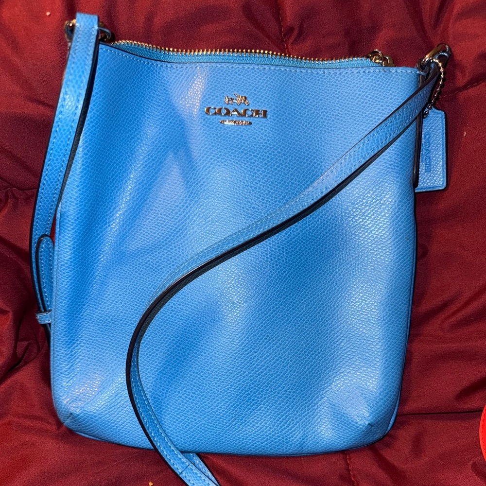 Coach Blue Leather Women's Crossbody Bag